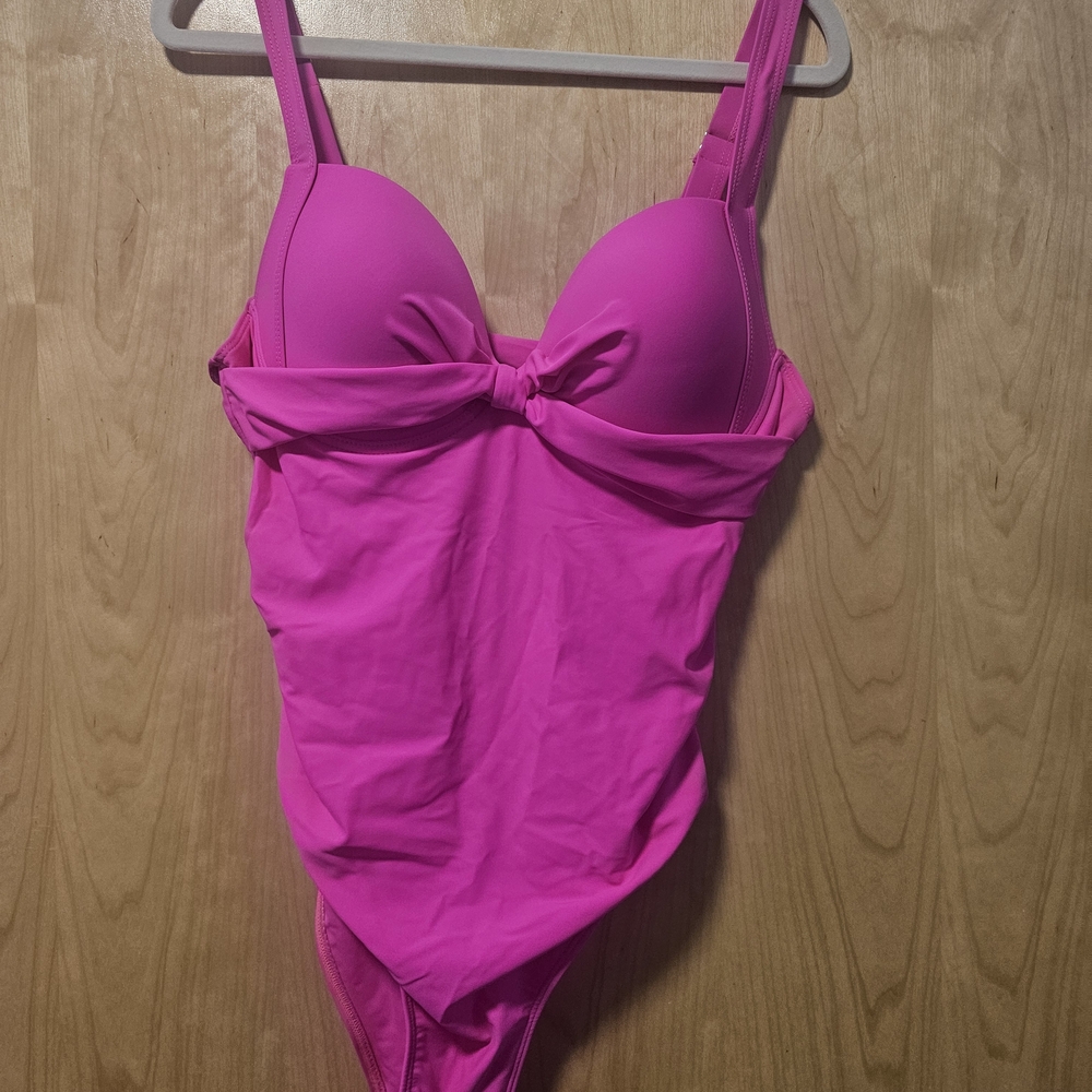 Pink Shein One Piece Swimsuit